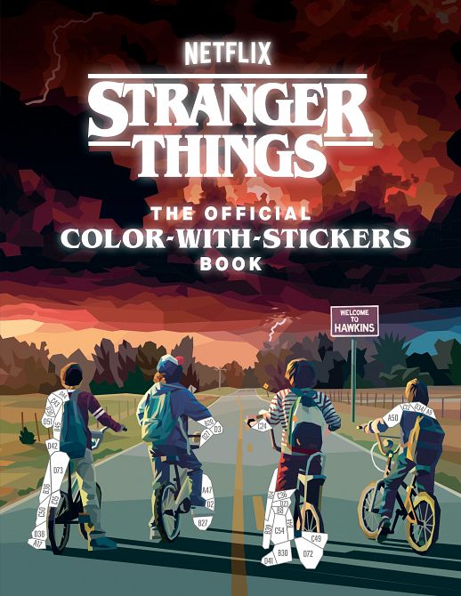 STRANGER THINGS THE OFFICIAL COLOR-WITH-STICKERS BOOK STRANGER THINGS THE OFFICIAL COLOR-WITH-STICKERS BOOK