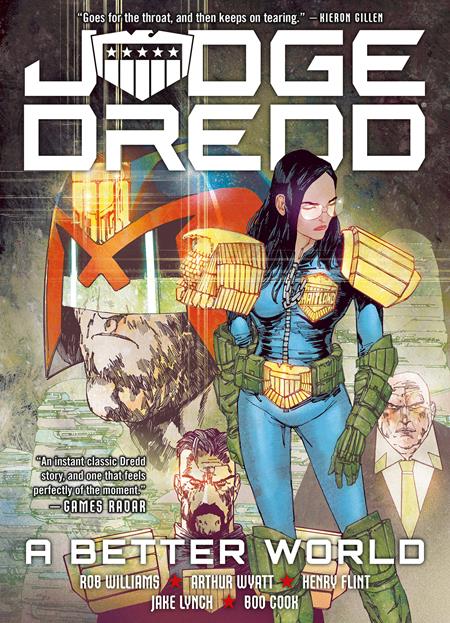 JUDGE DREDD TP A BETTER WORLD Previously Solicited Through Diamond JUDGE DREDD TP A BETTER WORLD Previously Solicited Through Diamond