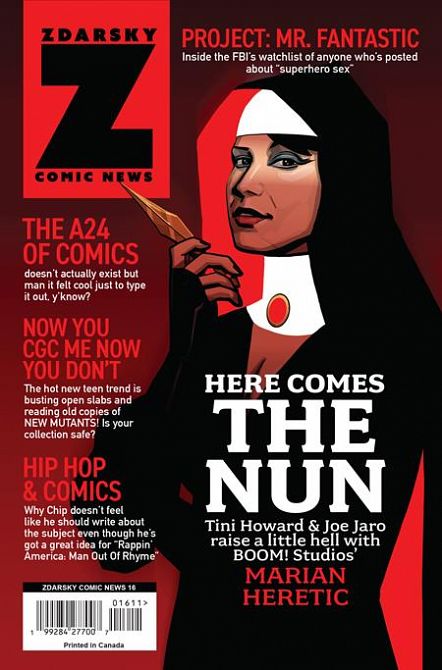 ZDARSKY COMIC NEWS #16 ZDARSKY COMIC NEWS #16