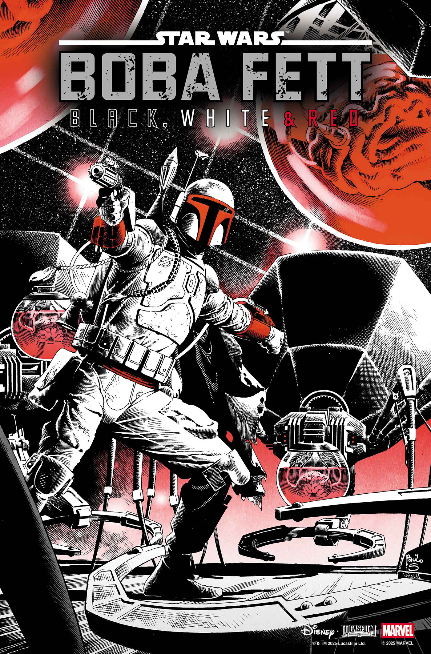 STAR WARS BOBA FETT - BLACK, WHITE & RED #03