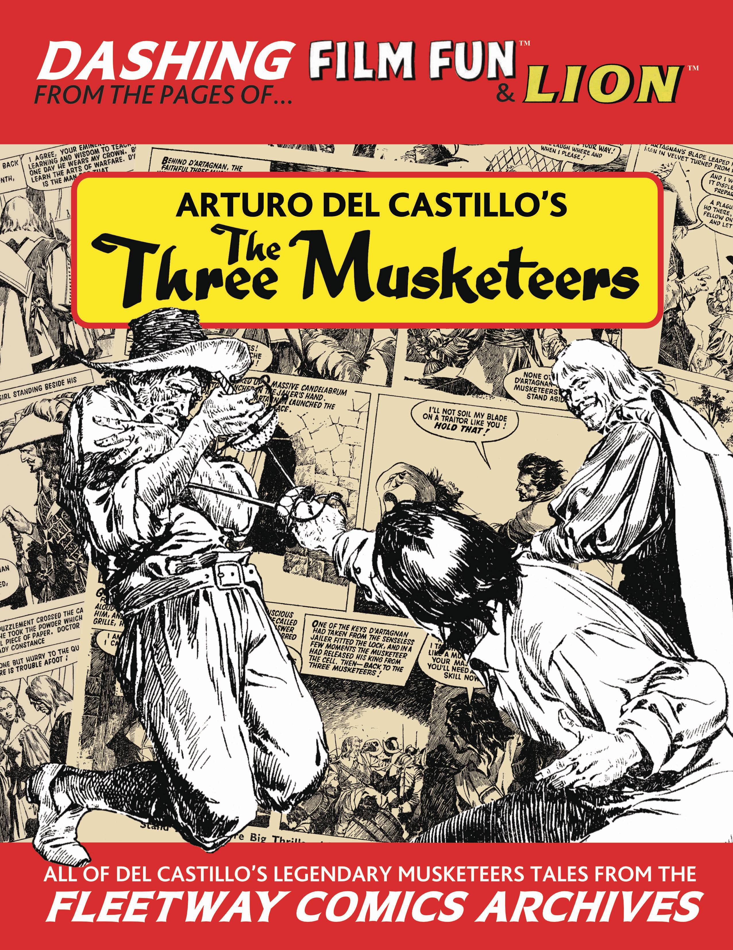 ARTURO DEL CASTILLO THREE MUSKETEER FLEETWAY COMIC ARC EDITION HC