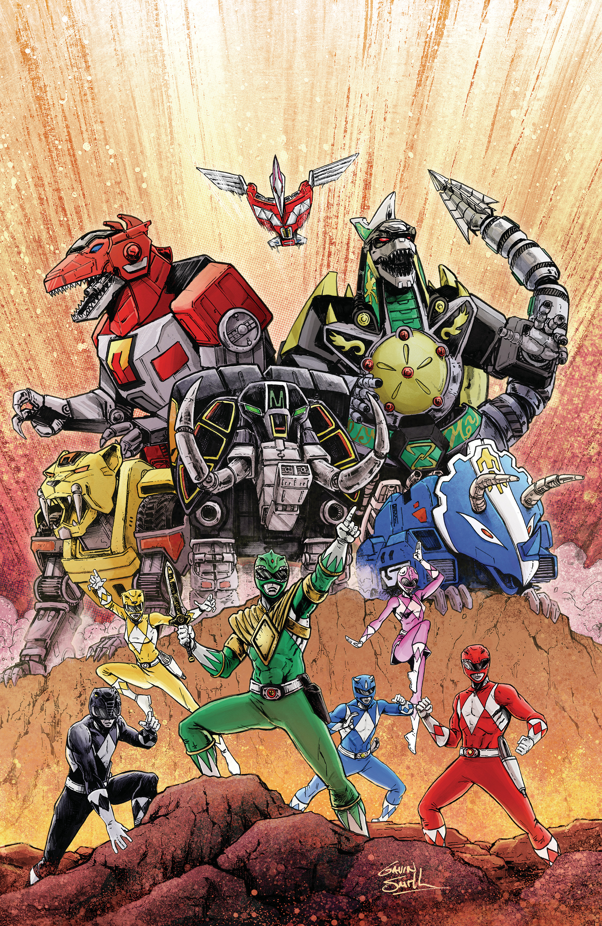 MIGHTY MORPHIN POWER RANGERS ZORD QUEST #01