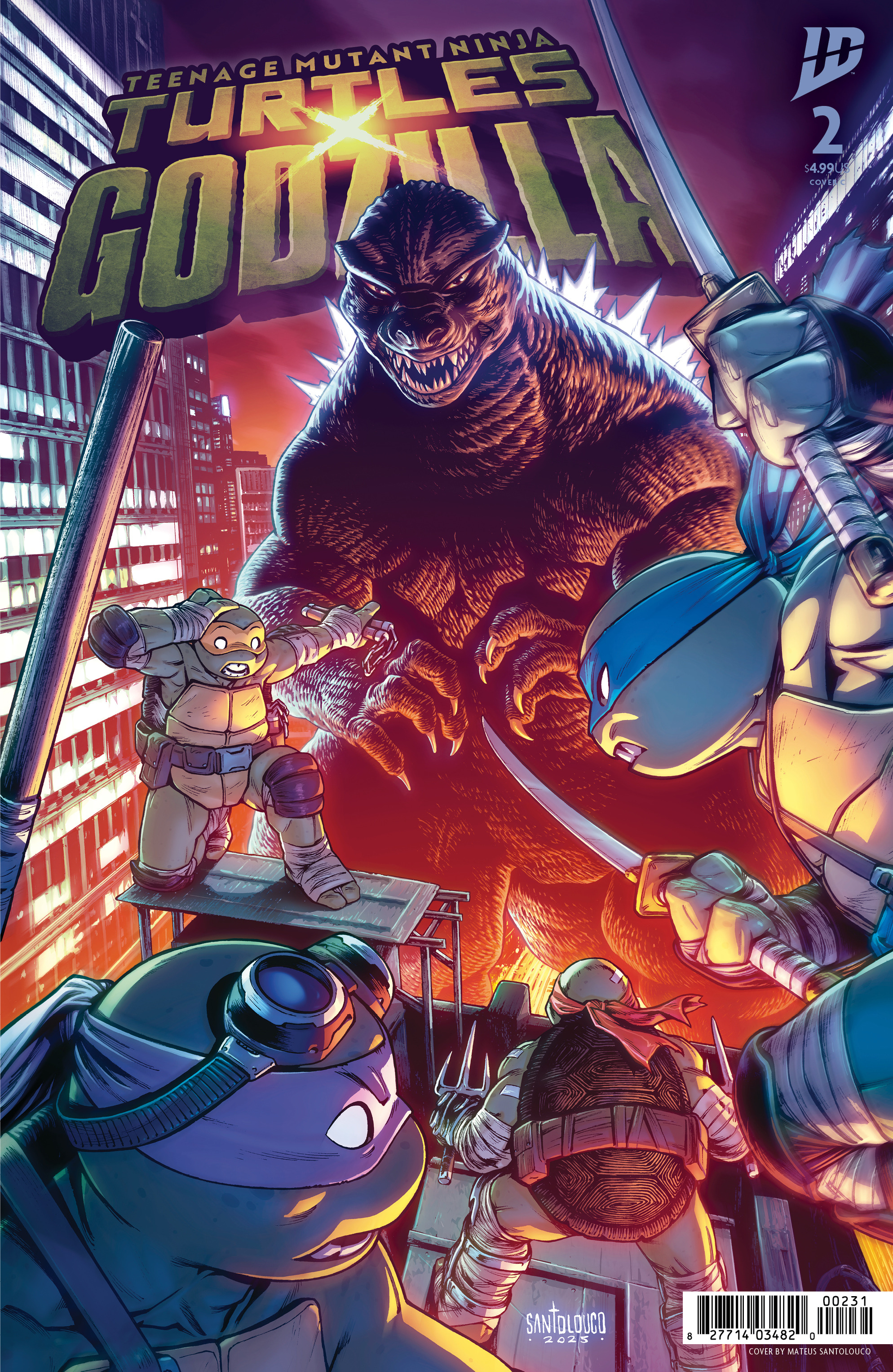 TEENAGE MUTANT NINJA TURTLES X GODZILLA #02