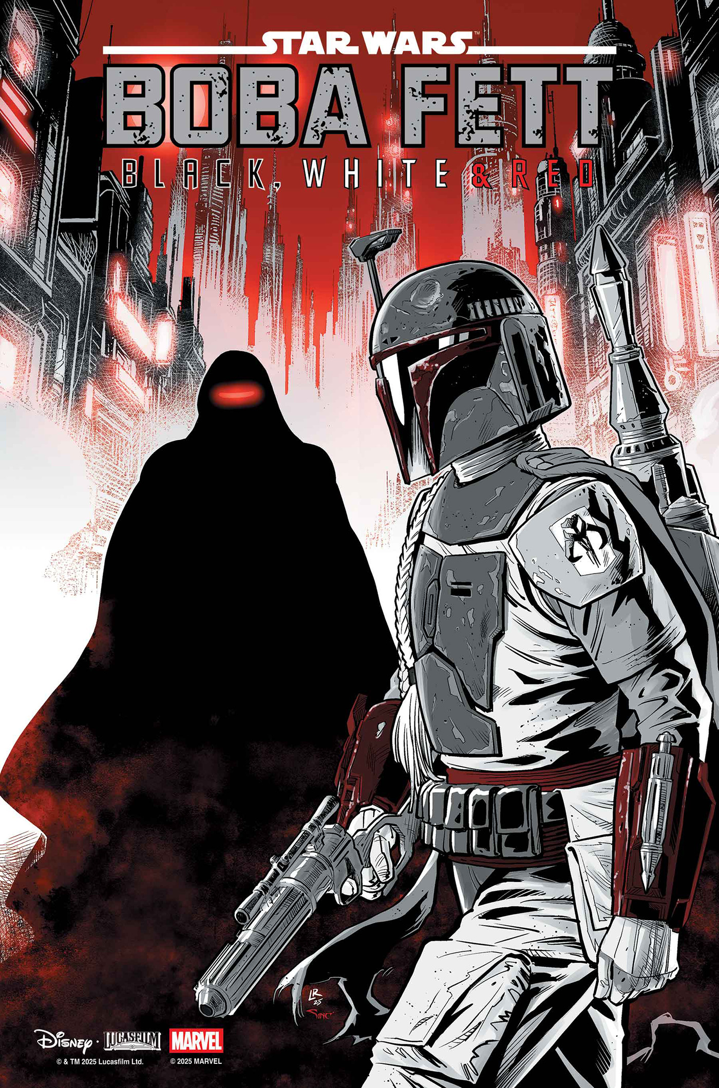 STAR WARS BOBA FETT - BLACK, WHITE & RED #04