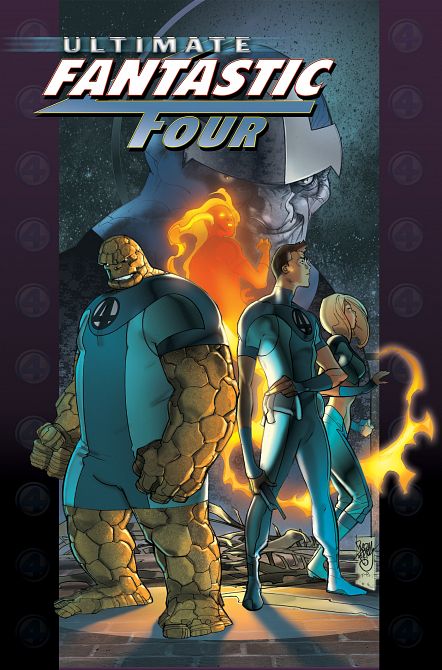 ULTIMATE FANTASTIC FOUR OMNIBUS VOL. 02 PASUAL FERRY THANOS COVER [DM ONLY] HC