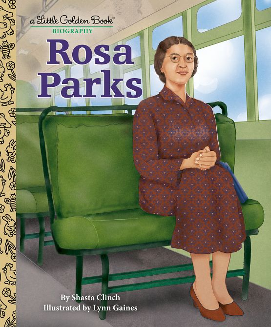 ROSA PARKS A LITTLE GOLDEN BOOK BIOGRAPHY HC
