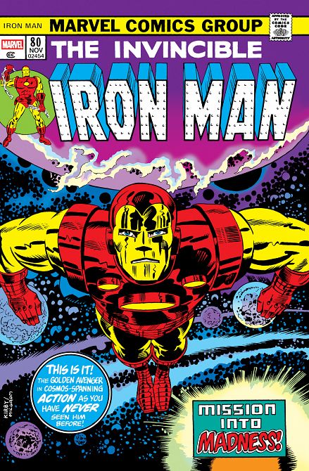 INVINCIBLE IRON MAN OMNIBUS VOL. 04 JACK KIRBY COVER [DM ONLY] HC