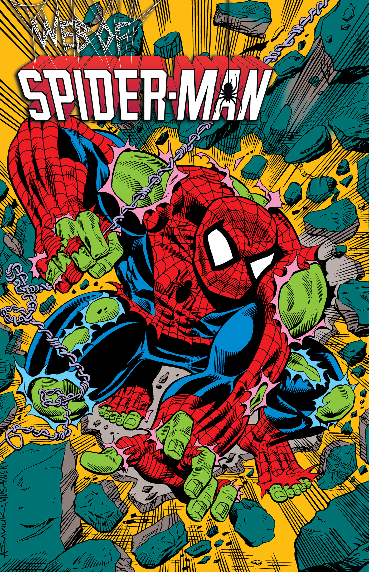 WEB OF SPIDER-MAN OMNIBUS VOL. 02 ALEX SAVIUK COVER [DM ONLY] HC