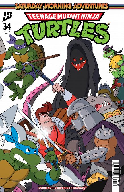 TEENAGE MUTANT NINJA TURTLES SATURDAY MORNING ADVENTURES #34