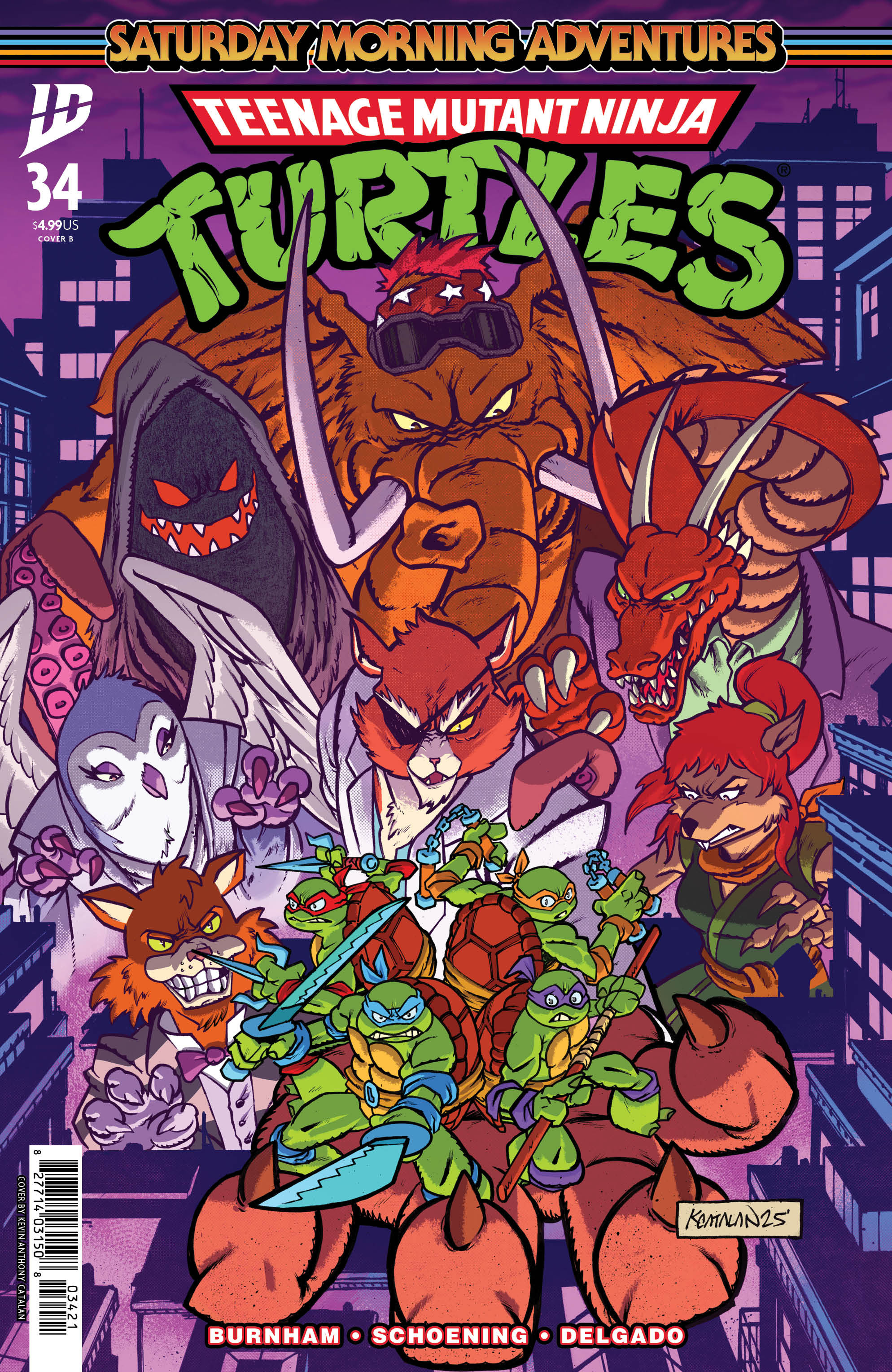 TEENAGE MUTANT NINJA TURTLES SATURDAY MORNING ADVENTURES #34