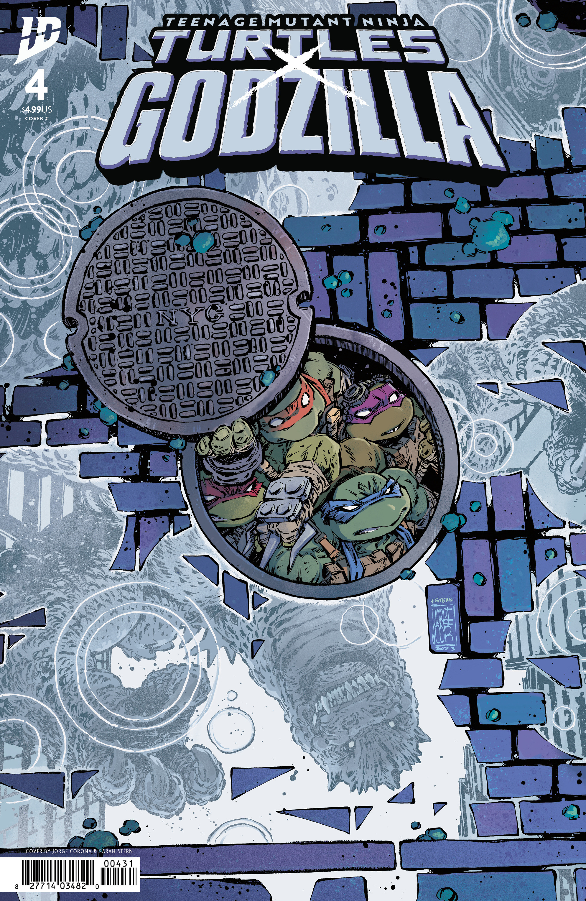 TEENAGE MUTANT NINJA TURTLES X GODZILLA #04