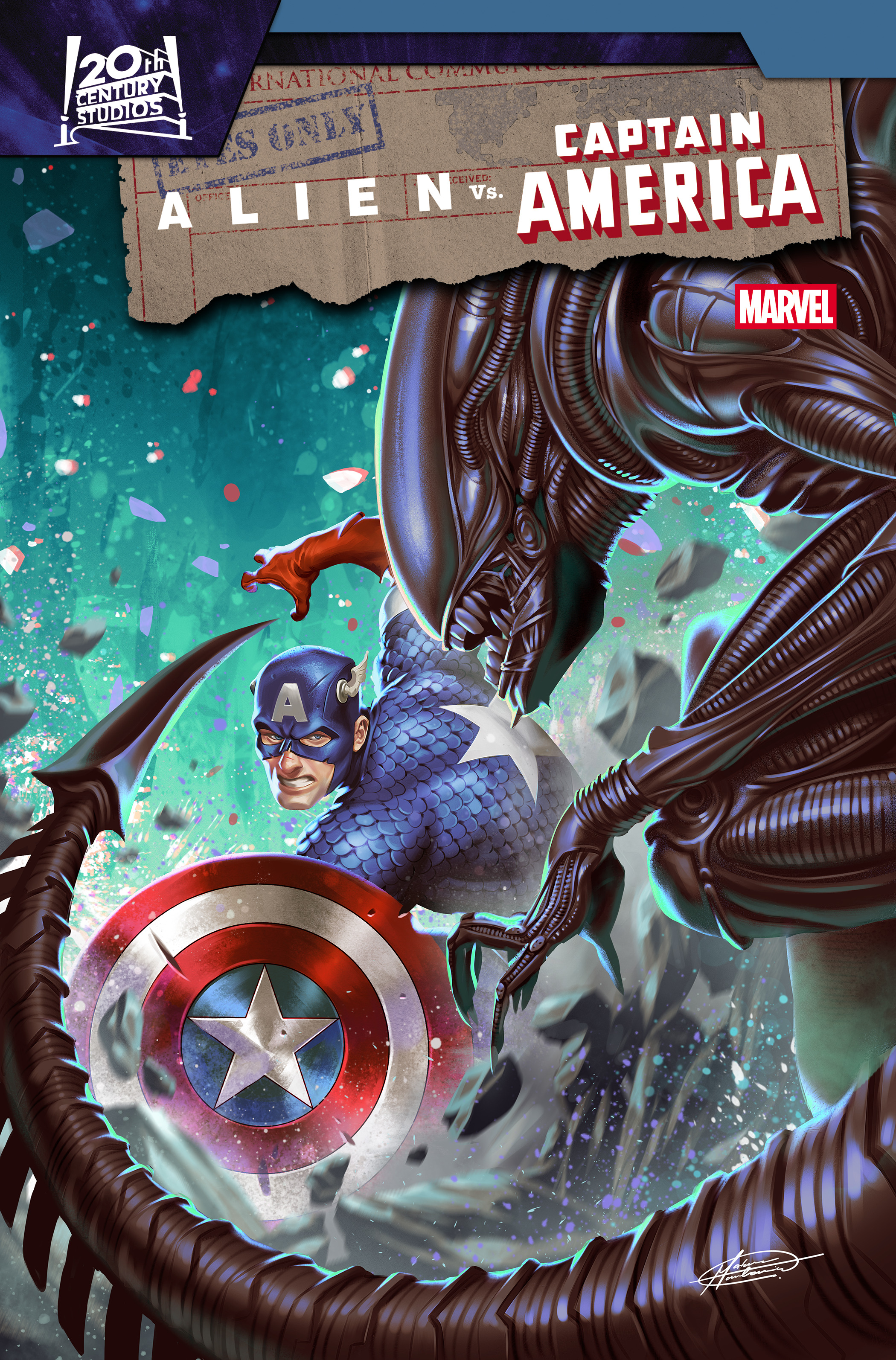 ALIEN VS. CAPTAIN AMERICA #04