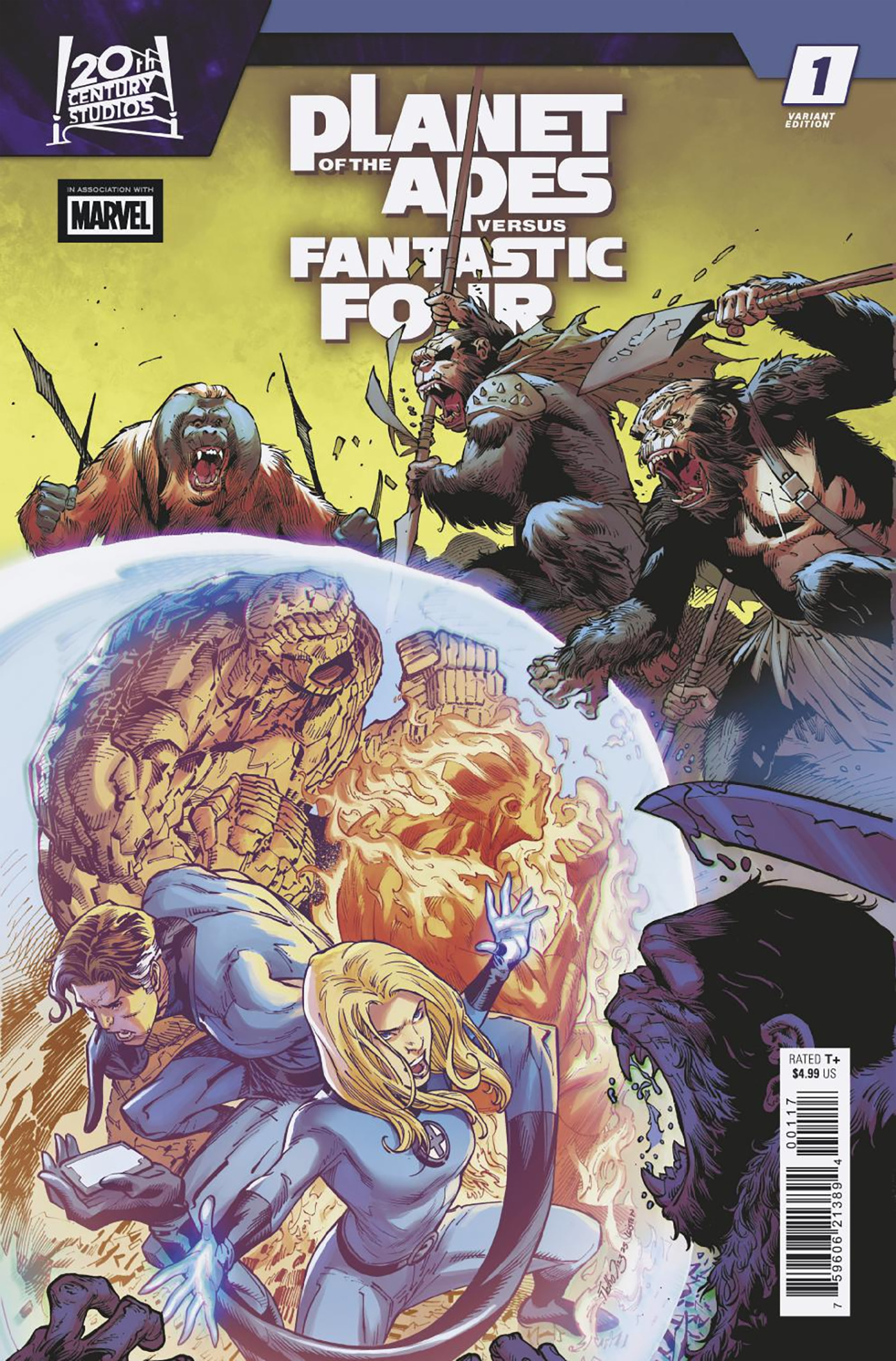 PLANET OF THE APES VS. FANTASTIC FOUR #01