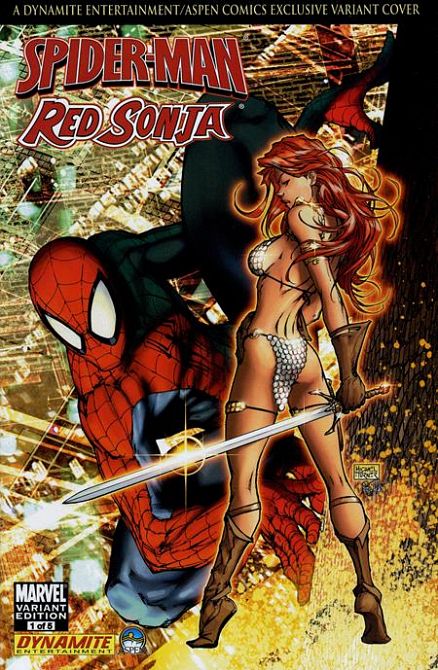 DF SPIDER-MAN RED SONJA #1
