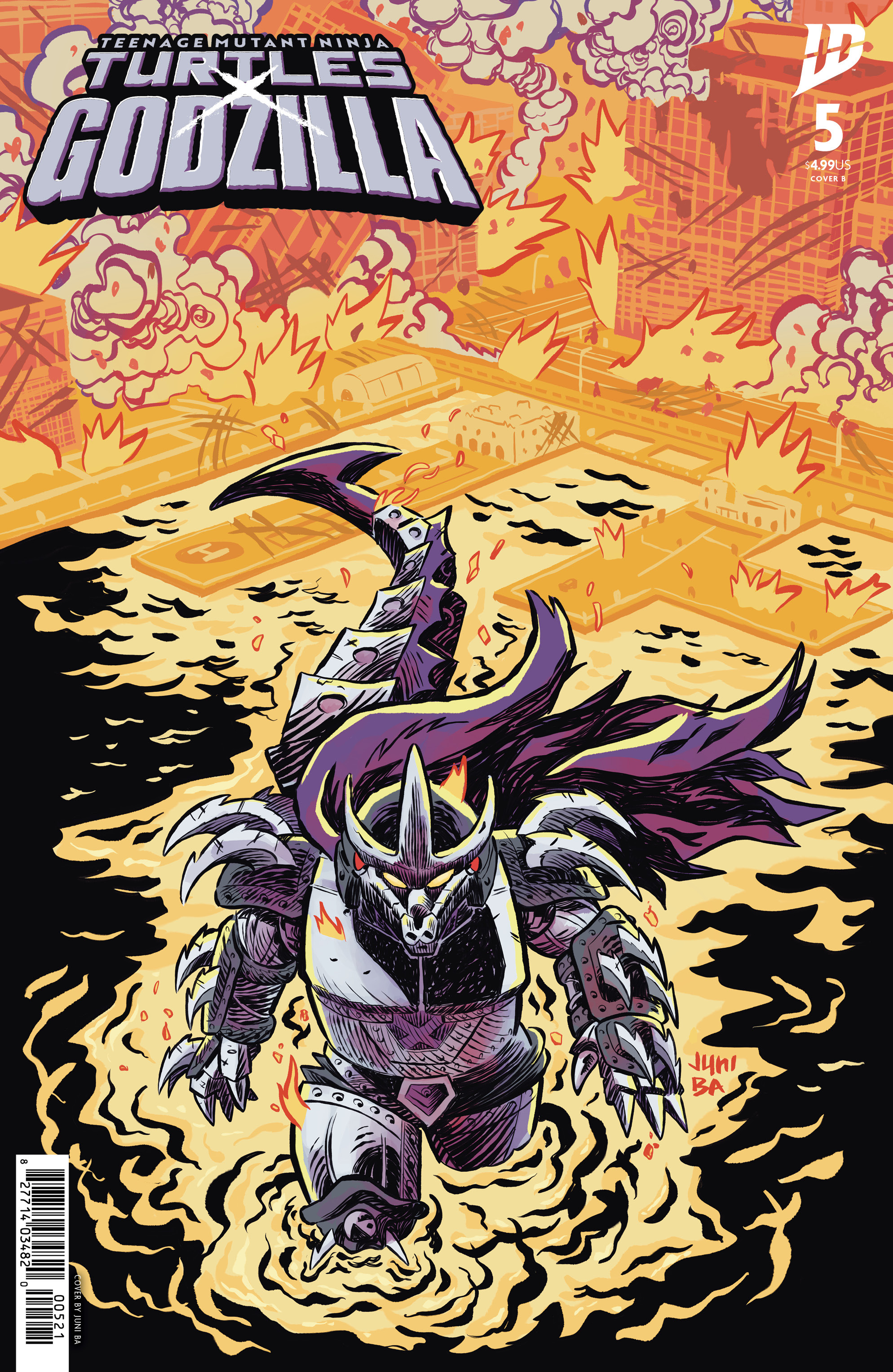TEENAGE MUTANT NINJA TURTLES X GODZILLA #05
