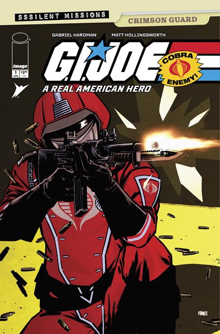 GI JOE A REAL AMERICAN HERO SSSILENT MISSIONS CRIMSON GUARD #1
