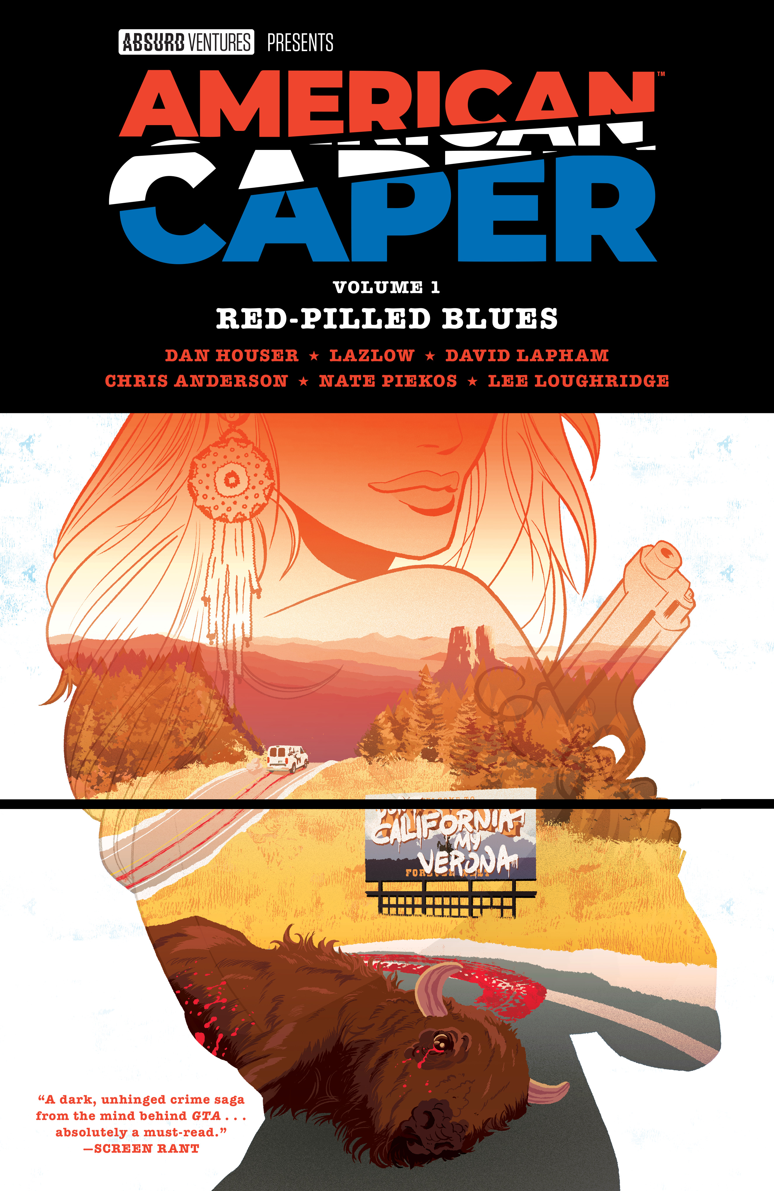 AMERICAN CAPER VOLUME 01 RED-PILLED BLUES TP