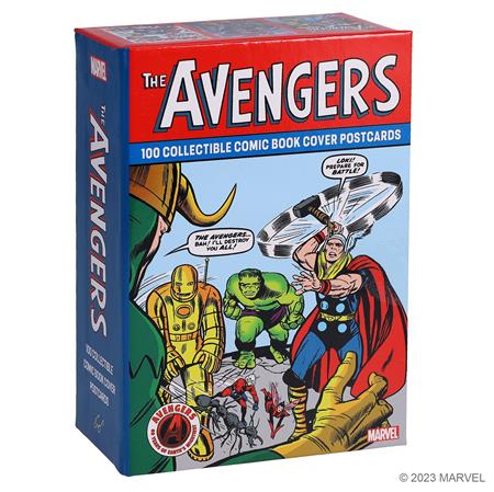 MARVEL AVENGERS 100 COLLECTIBLE COMIC BOOK COVER POSTCARDS Previously Offered thru Other Distributors #1