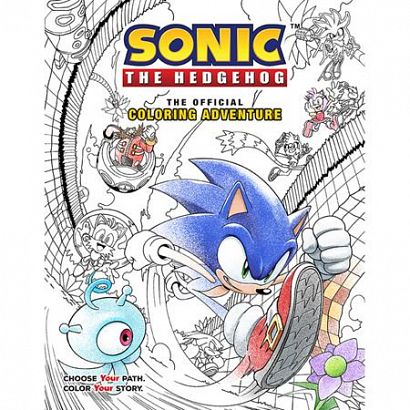SONIC THE HEDGEHOG TP THE OFFICIAL COLORING ADVENTURE