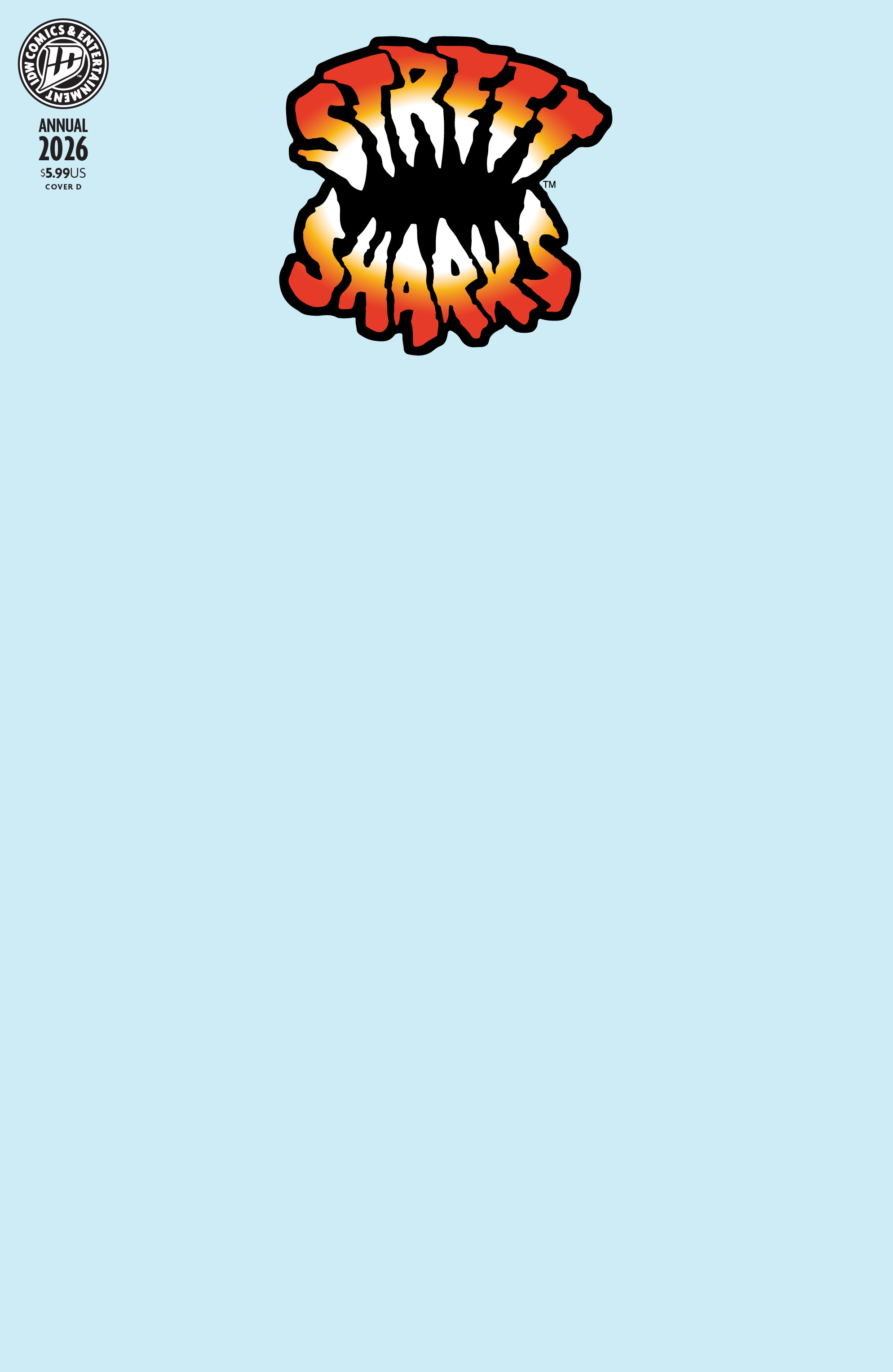 STREET SHARKS ANNUAL 2026 VARIANT D (BLANK SKETCH)