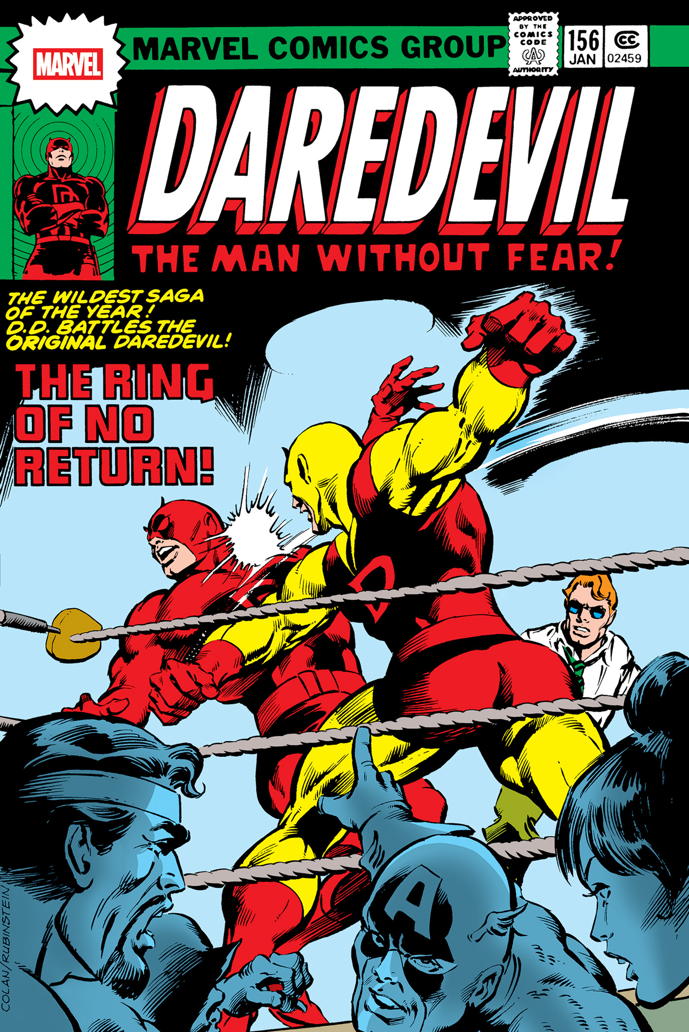 DAREDEVIL OMNIBUS VOL. 04 GENE COLAN COVER [DM ONLY] HC