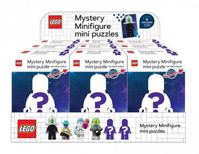 LEGO MYSTERY MINIFIGURE PUZZLES (SPACE EDITION) 12 BOX DISPLAY #1