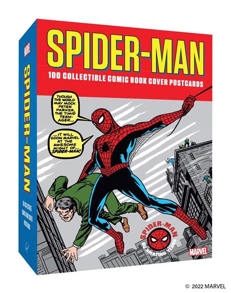 MARVEL SPIDER-MAN 100 COLLECTIBLE COMIC BOOK COVER POSTCARDS #1