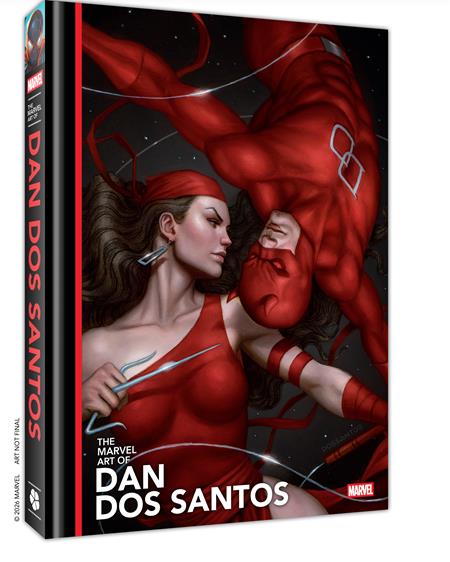 MARVEL ART OF DAN DOS SANTOS HC DIRECT MARKET ED