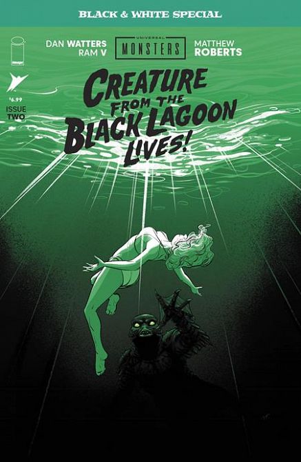 UNIVERSAL MONSTERS CREATURE FROM THE BLACK LAGOON LIVES BLACK & WHITE SPECIAL #2