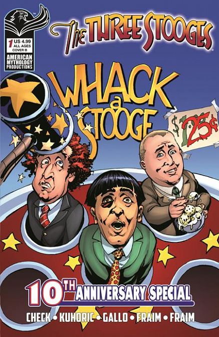 THREE STOOGES AMERICAN MYTHOLOGY 10TH ANNIVERSARY #1