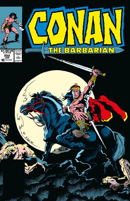 CONAN THE BARBARIAN THE ORIGINAL COMICS OMNIBUS VOL 08 DIRECT MARKET EDITION ARMANDO GIL CVR