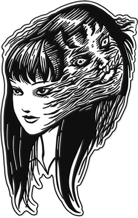 JUNJI ITO TOMIE ENAMEL PIN BADGE #1