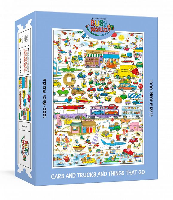 RICHARD SCARRY'S CARS AND TRUCKS AND THINGS THAT GO 1000-PIECE PUZZLE
