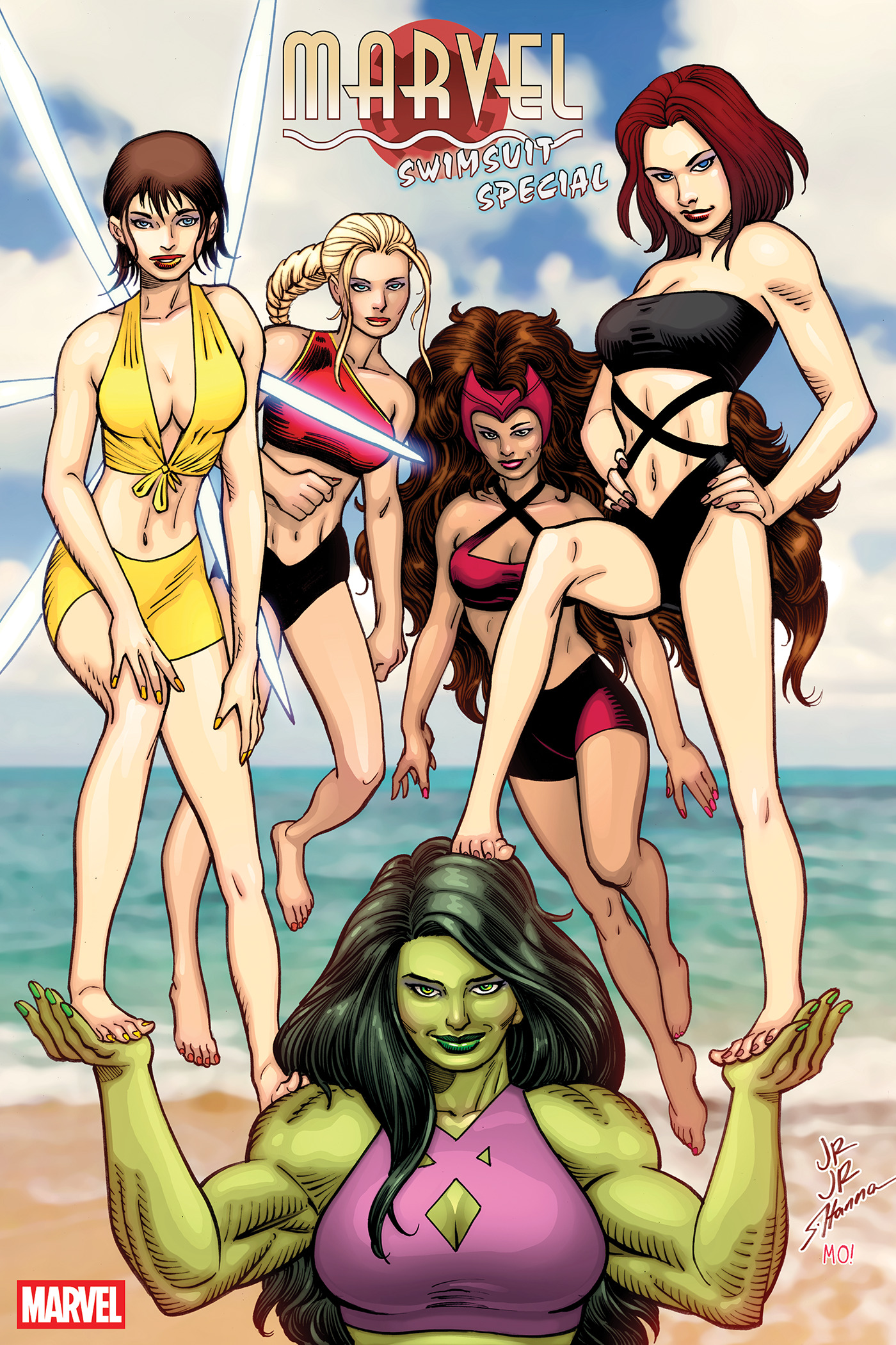 MARVEL SWIMSUIT SPECIAL BRAND NEW BEACH DAY #01