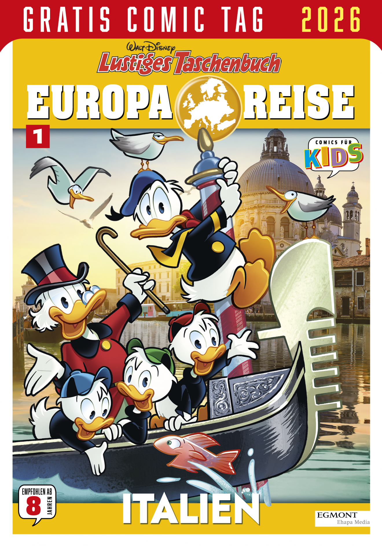 GCT 2026 - Lustiges Taschenbuch – Europareise
