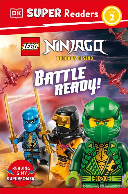 DK SUPER READERS LEVEL 02 LEGO NINJAGO DRAGONS RISING BATTLE READY! TP