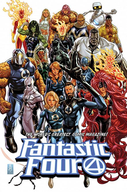 FANTASTIC FOUR BY DAN SLOTT OMNIBUS VOL. 02 MARK BROOKS COVER HC