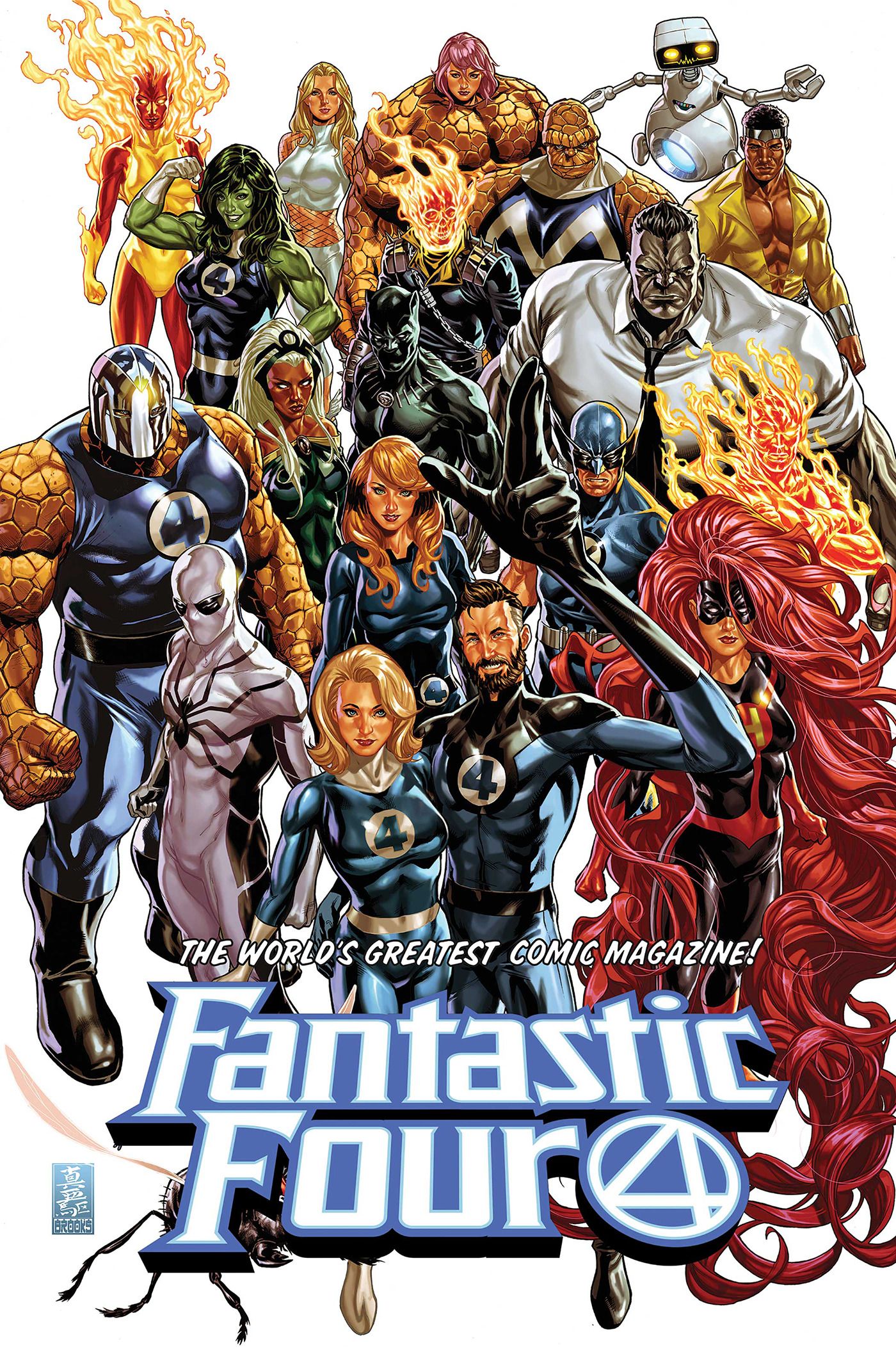 FANTASTIC FOUR BY DAN SLOTT OMNIBUS VOL. 02 MARK BROOKS COVER HC