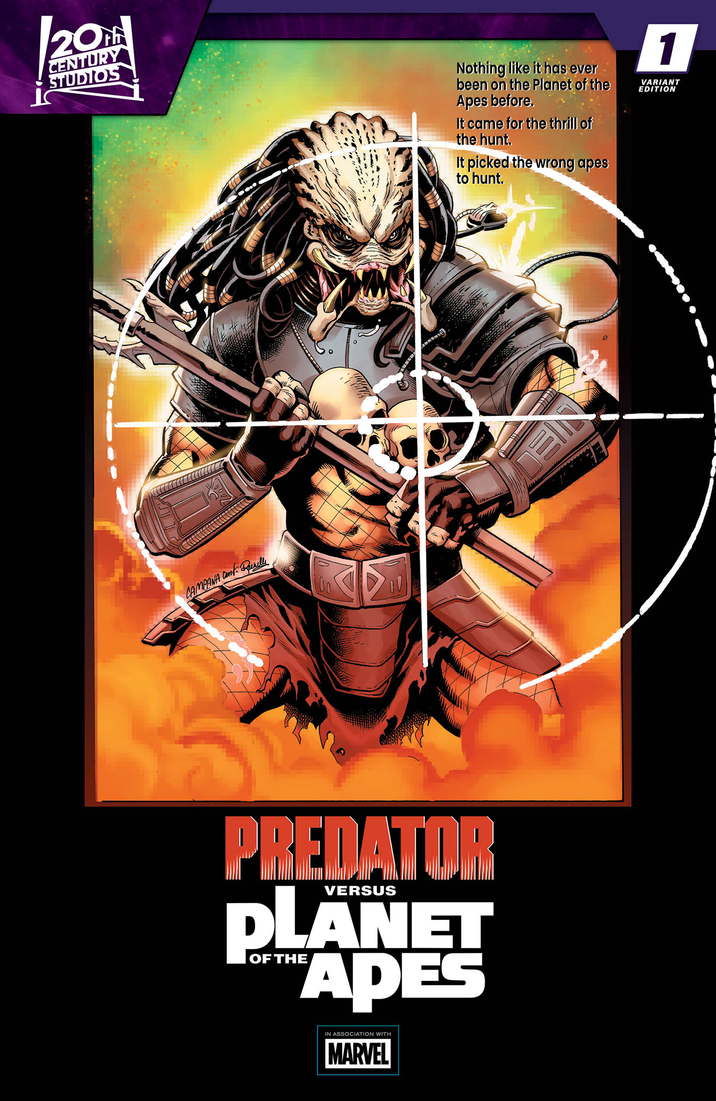 PREDATOR VS. THE PLANET OF THE APES #01
