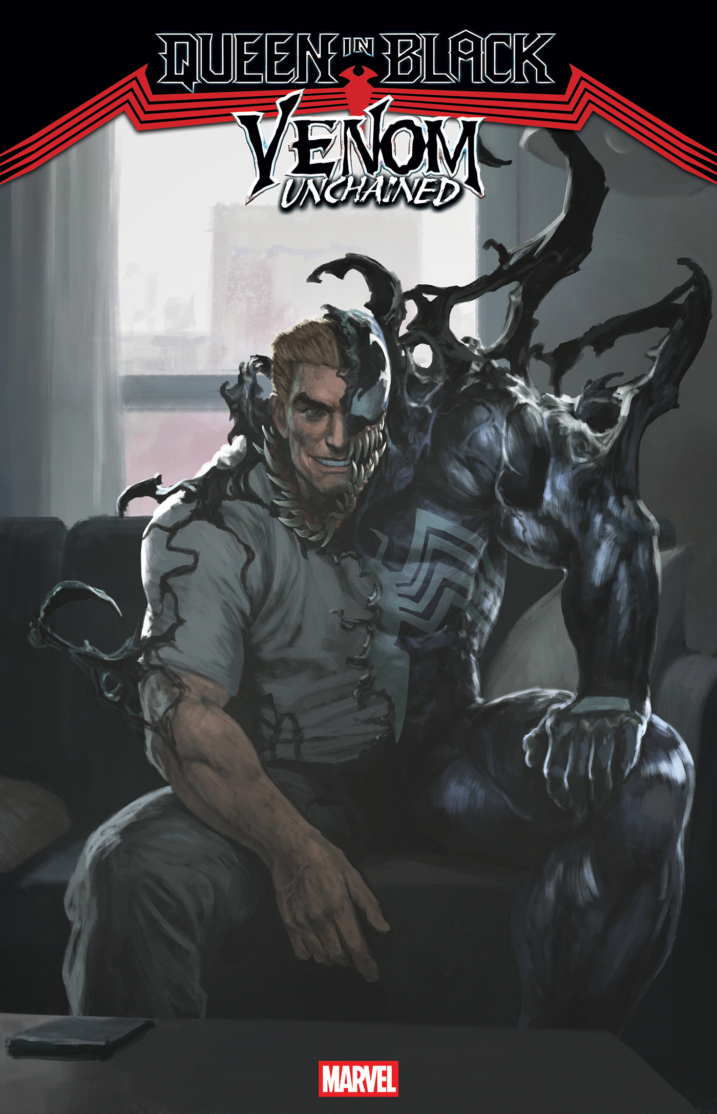 QUEEN IN BLACK VENOM UNCHAINED #01