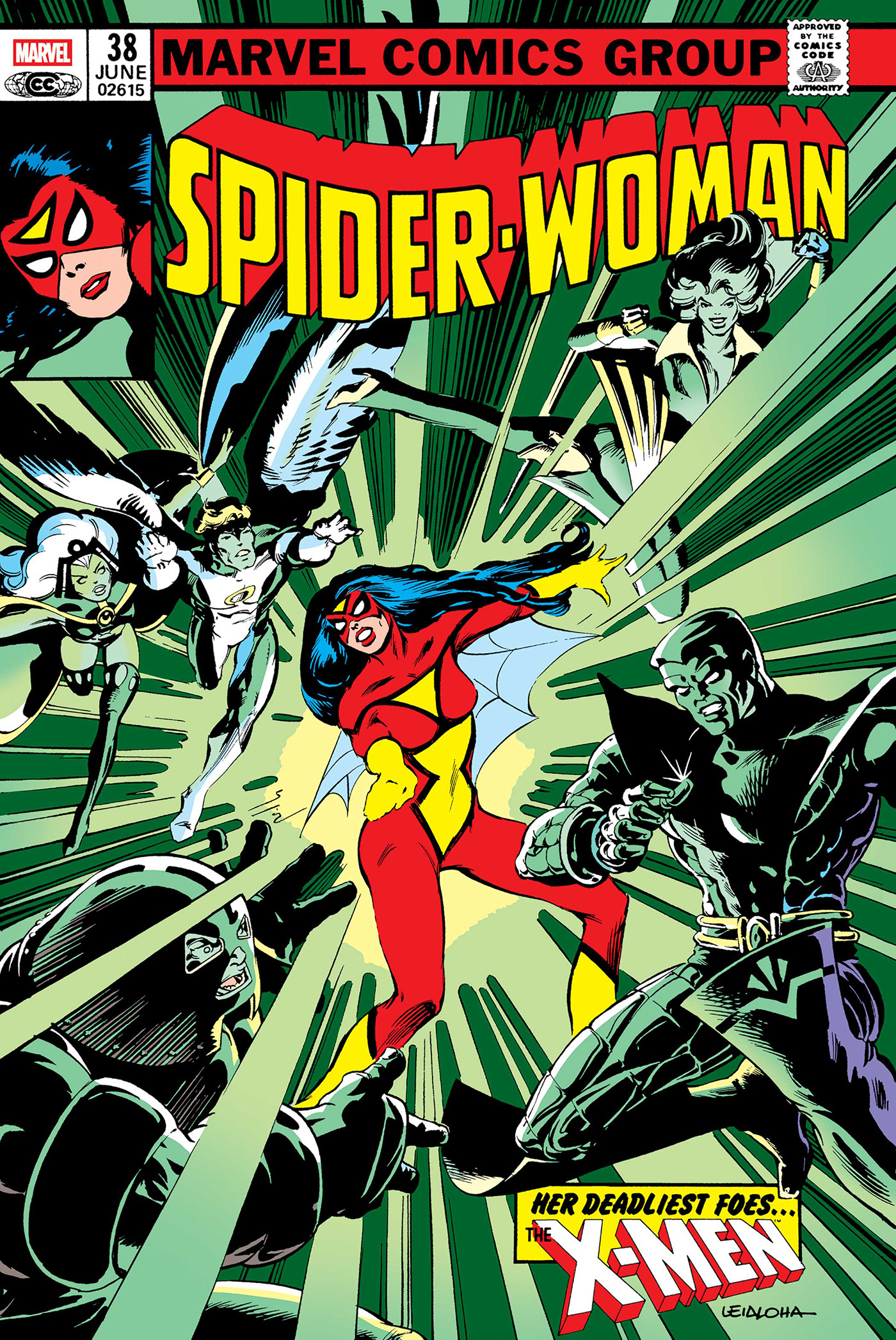SPIDER-WOMAN OMNIBUS STEVE LEIALOHA COVER [DM ONLY] HC