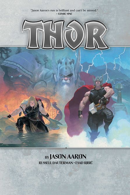 THOR BY JASON AARON OMNIBUS VOL. 01 ESAD RIBIC COVER [NEW PRINTING] HC