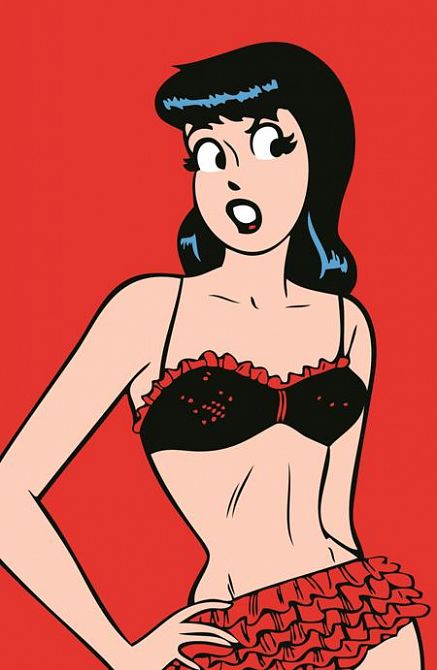 ARCHIE COMICS 85TH ANNIVERSARY PRESENTS BETTY & VERONICA SWIMSUIT SPECIAL (ONE SHOT) CVR F DAN DECARLO RED FOIL VERONICA PIN UP VARIANT #1