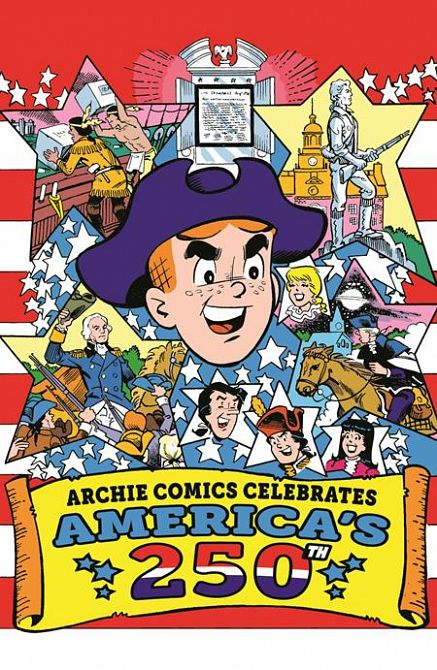 ARCHIE COMICS CELEBRATES AMERICAS 250TH (ONE SHOT) CVR E STAN GOLDBERG LIFE WITH ARCHIE RETRO FOIL FULL ART VARIANT #1