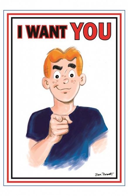 ARCHIE COMICS CELEBRATES AMERICAS 250TH (ONE SHOT) CVR F DAN PARENT UNCLE SAM POSTER FOIL FULL ART VARIANT #1