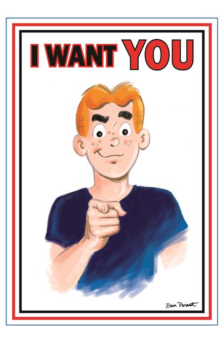 ARCHIE COMICS CELEBRATES AMERICAS 250TH (ONE SHOT) CVR F DAN PARENT UNCLE SAM POSTER FOIL FULL ART VARIANT #1