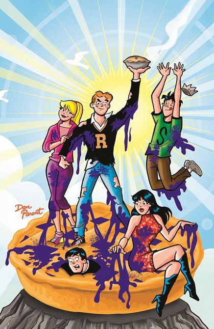 JUGHEAD PIEMAGEDDON (ONE SHOT) CVR G DAN PARENT FOIL FULL ART VARIANT #1