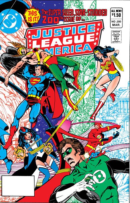 JUSTICE LEAGUE OF AMERICA FACSIMILE EDITION #200
