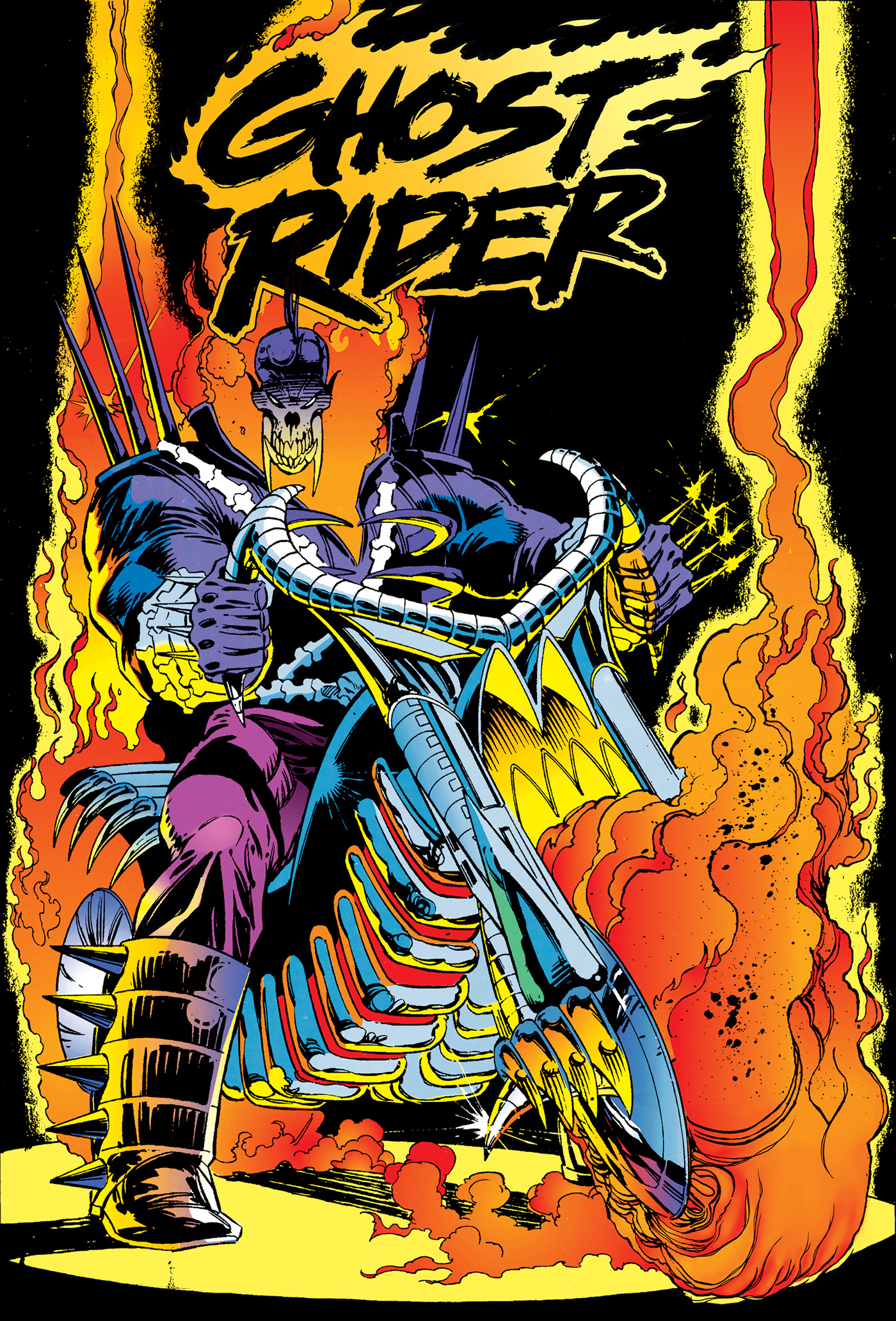 GHOST RIDER DANNY KETCH OMNIBUS VOL. 03 RON GARNEY COVER [DM ONLY] HC #03