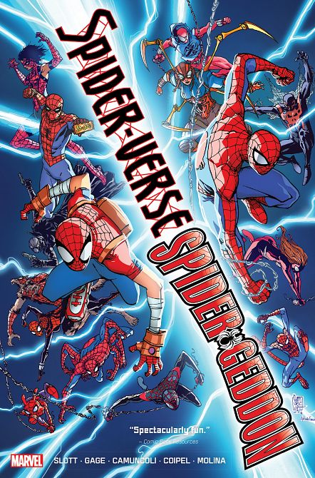 SPIDER-VERSE / SPIDER-GEDDON OMNIBUS GIUSEPPE CAMUNCOLI COVER [NEW PRINTING, DM ONLY] HC #01